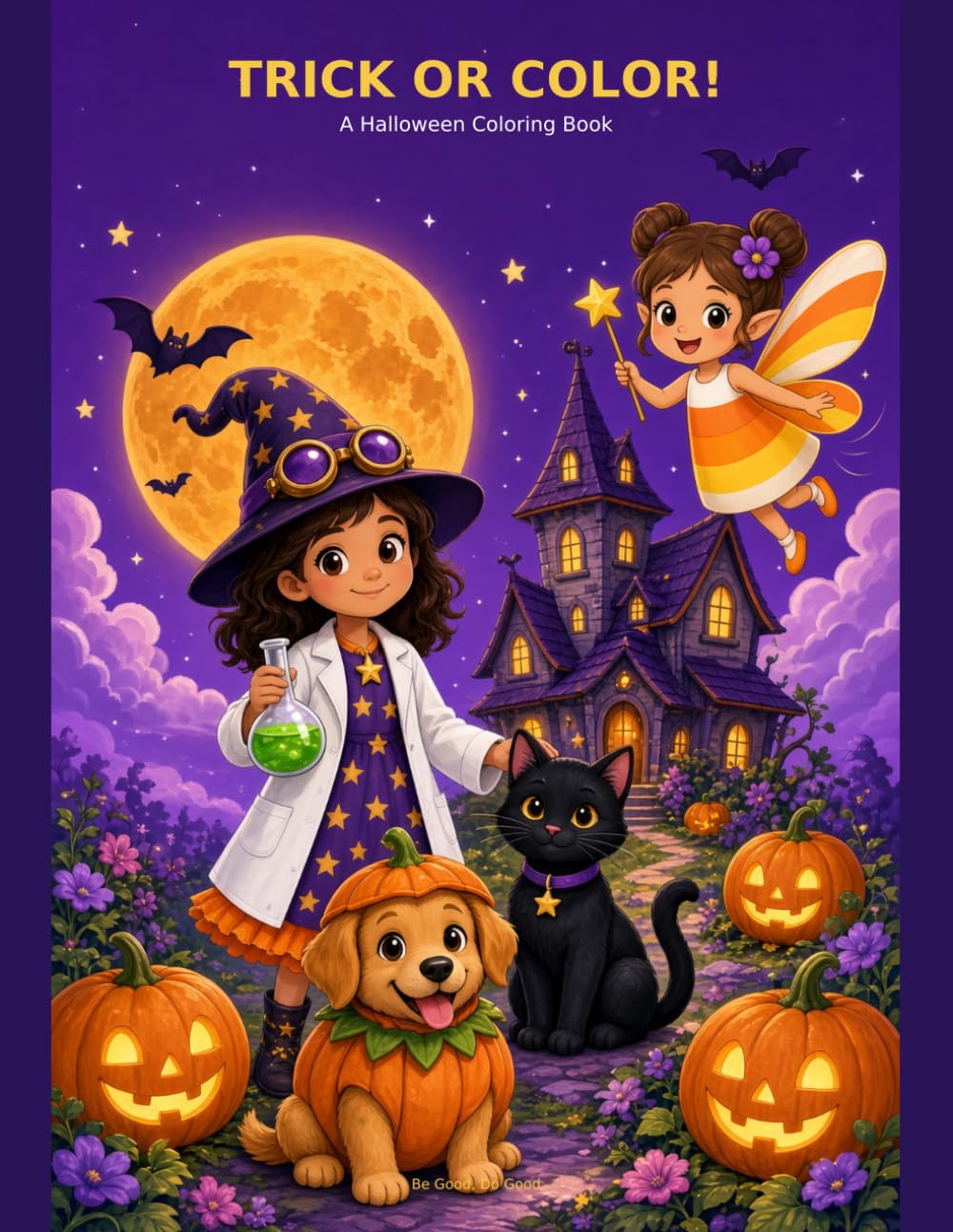 Trick or Color! A Halloween Coloring Book cover